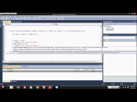 Visual Basic Tutorial - Else If Statement