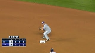 SD@COL: Solarte starts a double play to end the frame
