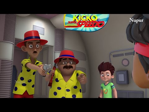 टुनटुना और झुनझुना ने प्लेन में किया सबको परेशान | Kicko And Super Speedo | Kids Cartoon In Hindi