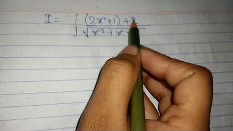 Special Integrals|Type -3|Linear/Quadratic