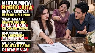 “AKU TAK MAU PINJAM UANG KE ORANGTUAKU!” SUAMI MENGAMUK, SURAT GUGATAN CERAI LANGSUNG KUTARUH!
