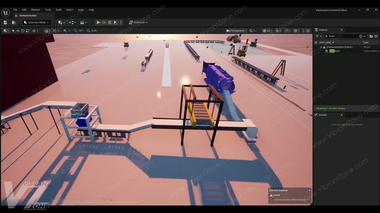 Golden Swan Work in Unreal Engine by Vibrant Zone 
