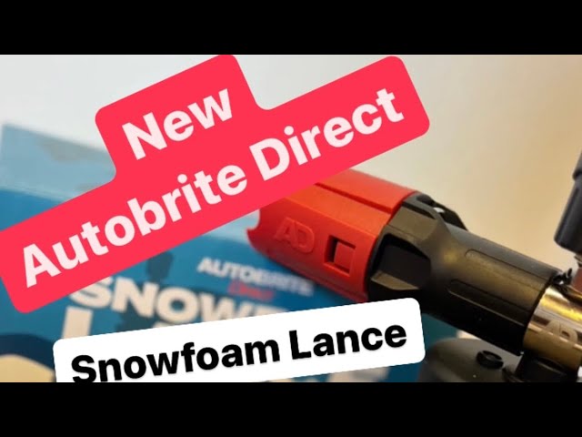  AUTOBRITE Direct SNOWFOAM Lance 1/4 INCH Quick Release :  Automotive