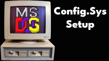 Creating a Basic Config Sys File for MS DOS