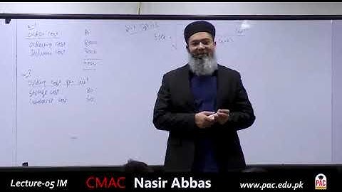 CAF 03 | CMA | INVENTORY MANAGEMENT LECTURE # 05 |BY SIR NASIR ABBAS | SEPTEMBER 2024 ATTEMPT