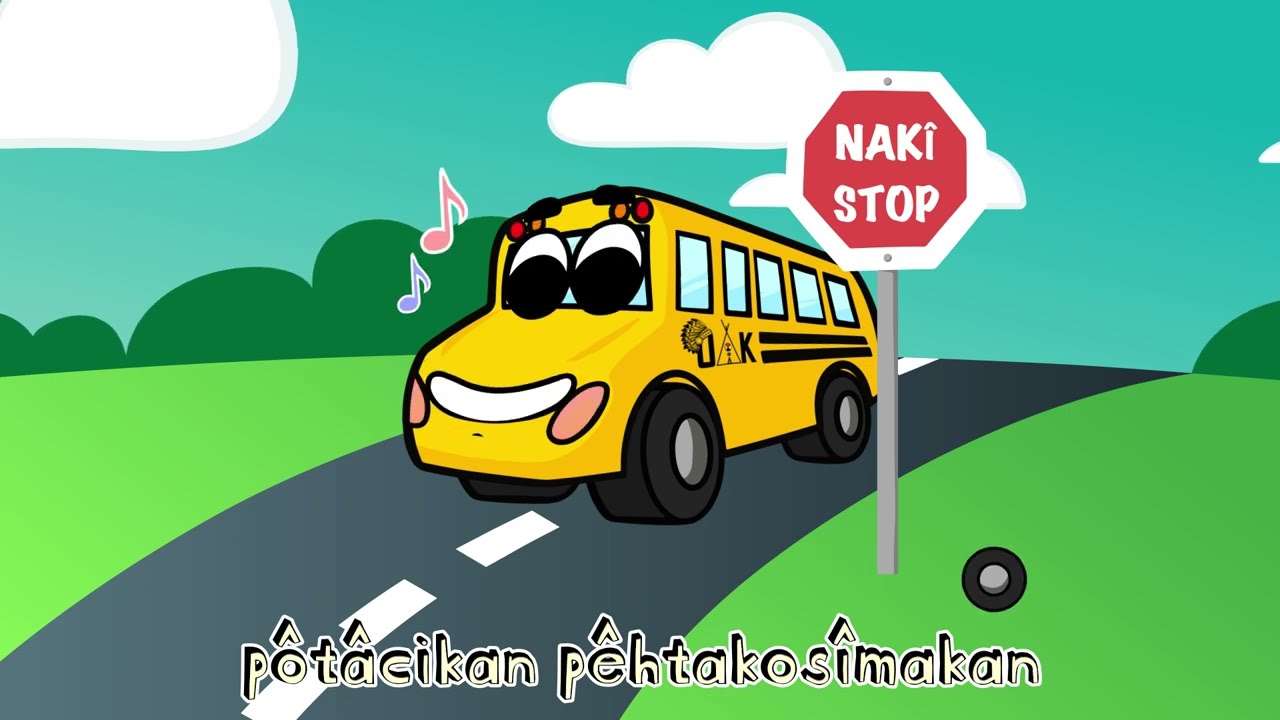 Cree Nursery Rhymes: Wheels on the Bus