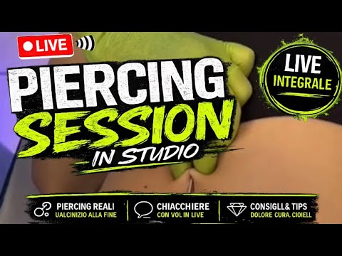 FULL LIVE PIERCING SESSION ✨
