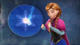 Frozen Free Fall: Icy Shot #1 | Join Queen Elsa, Anna, Olaf on a whimsical journey! By Dis screenshot 4