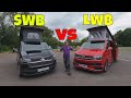 WHICH IS BEST ? VW Camper Van Conversions LWB V's SWB