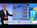 Pronóstico del tiempo: Martes 26 de octubre | TV Tiempo