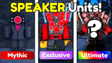 EVERY SPEAKER UNIT vs ENDLESS MODE.. (Toilet Tower Defense)