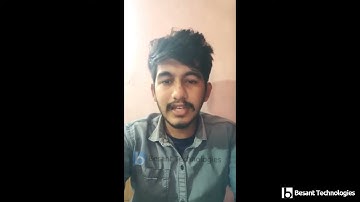 Besant Technologies BTM Reviews   Ajeesh Got Placed in Navita   Software Testing Course Bangalore