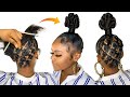 😱MOST BEAUTIFUL TOP KNOT BUN HAIRSTYLE WITH CRISS CROSS   | Easy Hairstyle