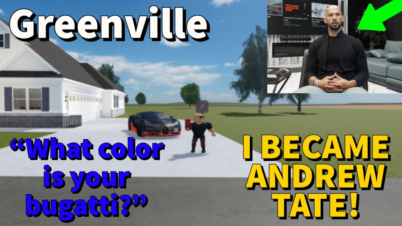 I BECAME ANDREW TATE ON ROBLOX GREENVILLE FUNNY YouTube 