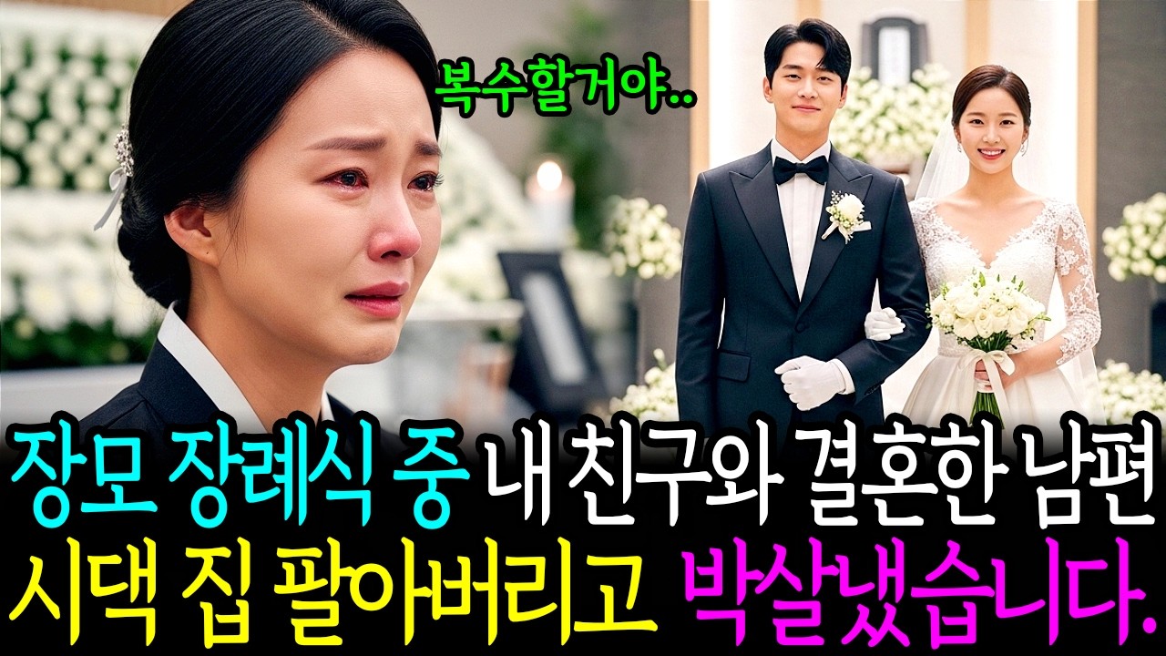 장모 장례식 중 내 친구와 결혼한 남편 시댁 집 팔아버리고 박살냈습니다.ㅣ감동사연ㅣ노후사연ㅣ사연라디오ㅣ오디오북