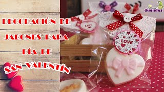 Decoración de jabones para día de San Valentín