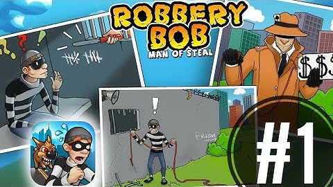 Robbery Bob - level #1 Super Bob vs Super Biffen 💥#robberybob #robinhood #robbery #gameplay #gaming