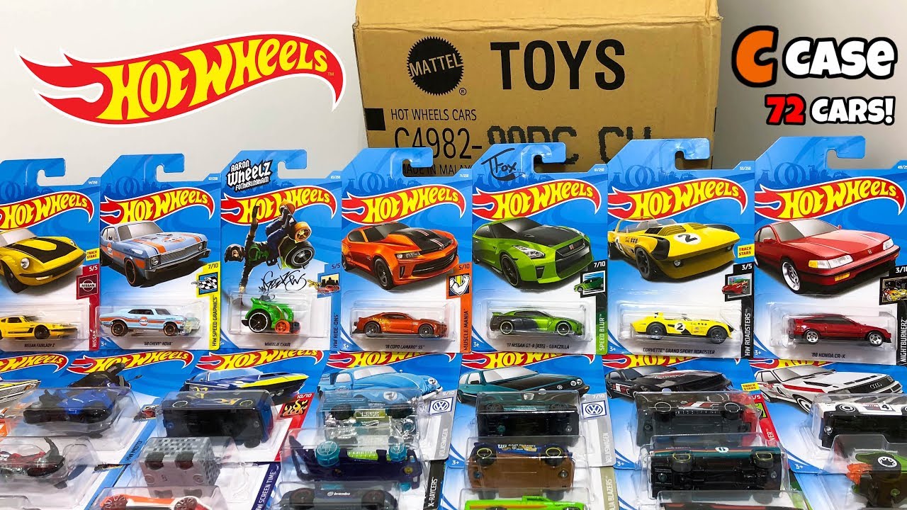 Unboxing Hot Wheels 2019 C Case 72 Car 