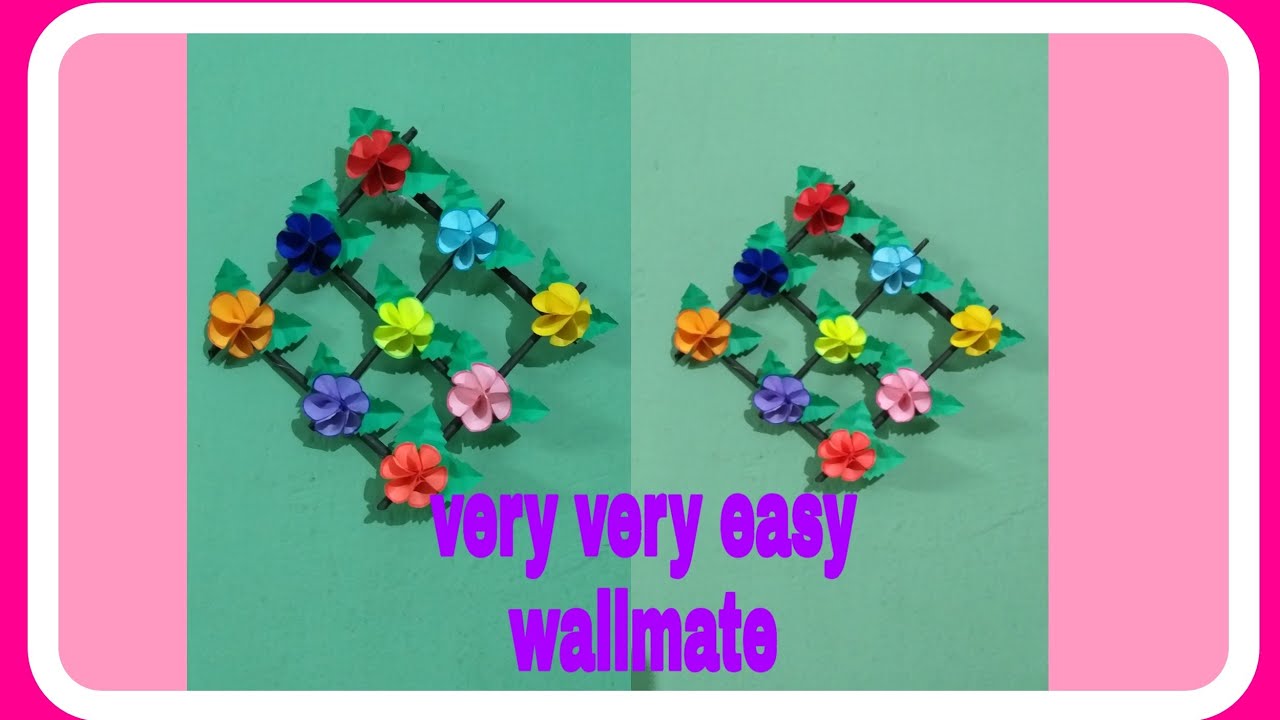 wallmate/ beautiful and easy wallmate/ how to make wall hanging at home