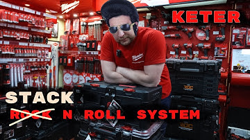 Модульная система Keter Stack N Roll, два новых шикарных ящика!
