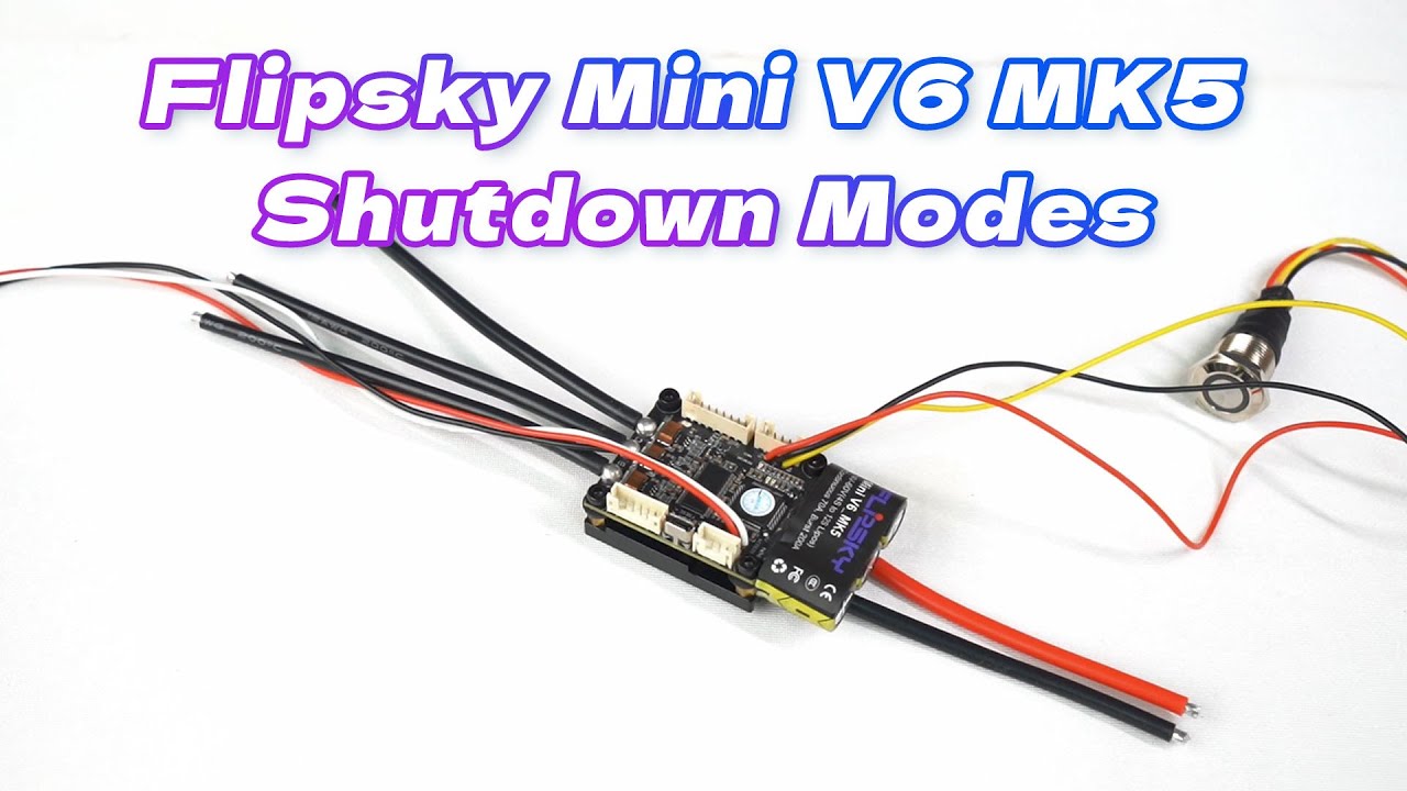 Introduction of Flipsky Mini V6 MK5 Shutdown Modes