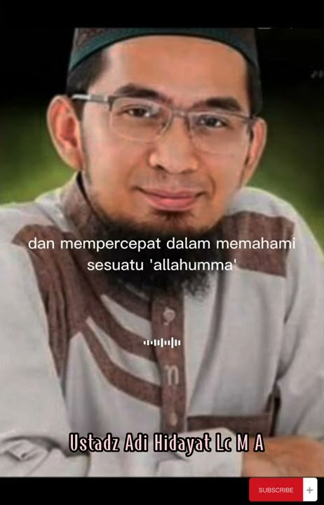 Ust Adi Hidayat|doa agar cepat memahami sesuatu dan mengingatnya#shorts #dakwah #islam