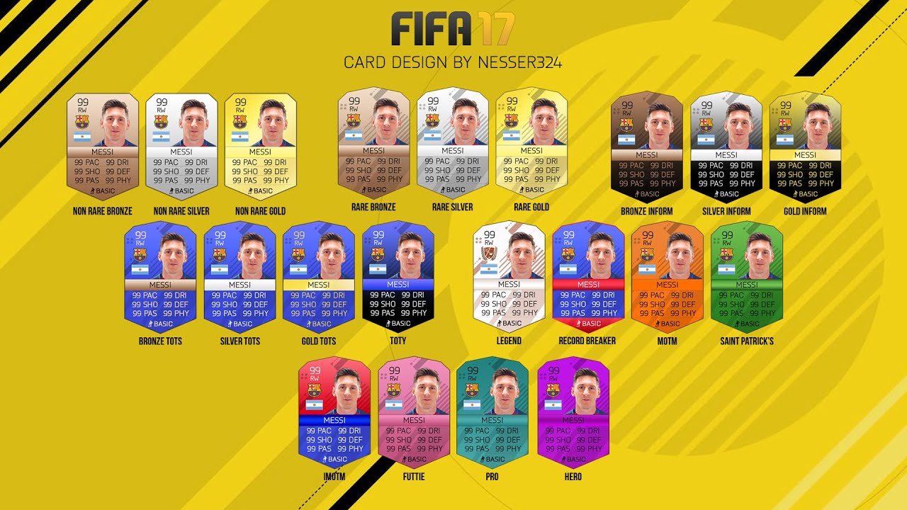 FIFA 17- CARD DESIGN CONCEPT