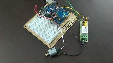 Single channel 5v Relay Module - Arduino Interfacing