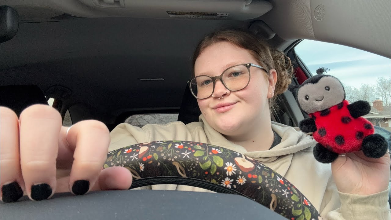 ASMR | keeping it simple, lofi in the car 🚘 (windshield & dash tapping, + random triggers) 