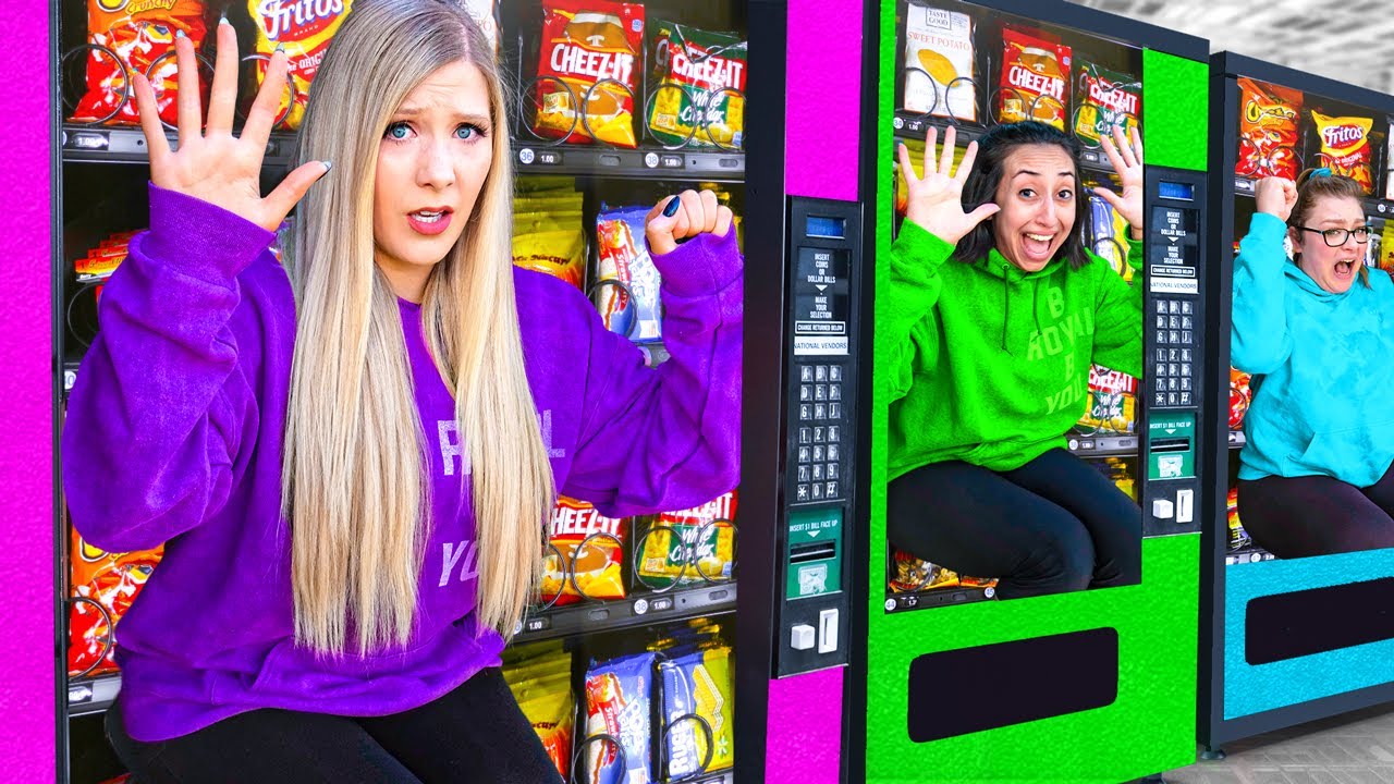Last to Leave Vending Machine Wins $10,000 - YouTube