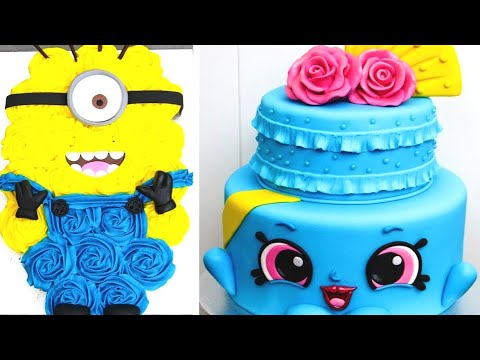 Adorable Birthday Cakes Ideas MINION SHOPKINS | Easy Cake & Cupcakes Decoration