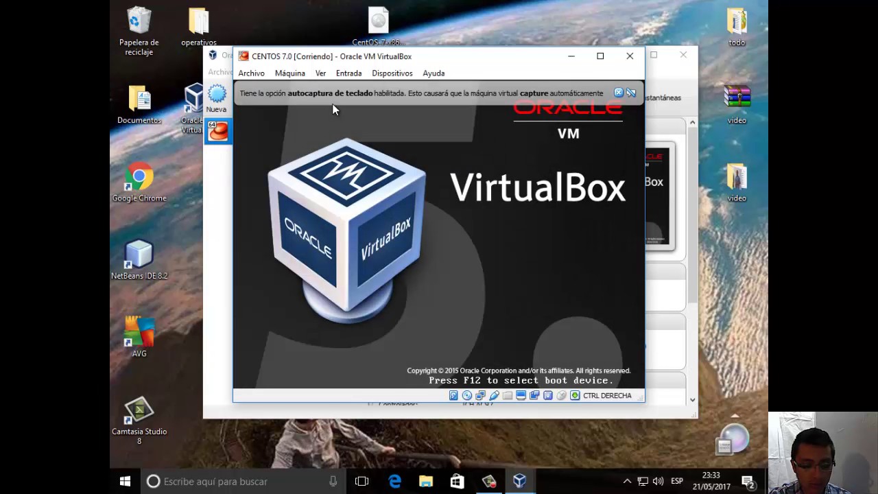 Como instalar CENTOS 7 en virtualbox - YouTube