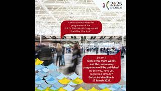 The excitement about the programme of the I.S.P.O. 20th World Congress is growing.