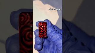 Dark Romance Deep Red Rose Nail Art . 💅🏻 🌹