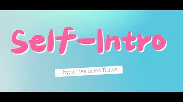 CMSC 207 - Self Introduction