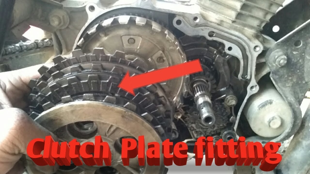 How to change clutch plate /Bike YouTube