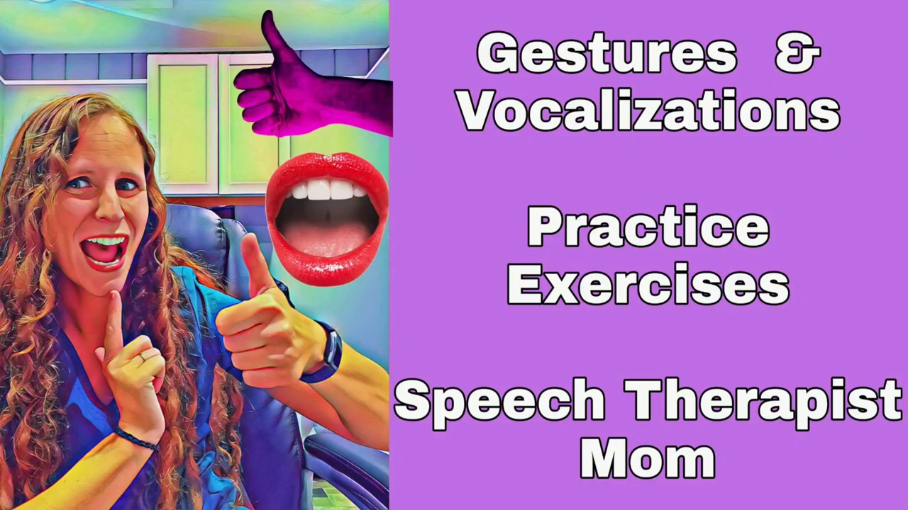 Gestures & Vocalizations Practice Exercises Functional Spontaneous