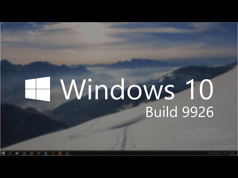 Windows 10 Build 9926 - Updated UI, Cortana, Modern UI apps and MORE!