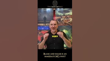 Blame and shame is an immediate NO, why?