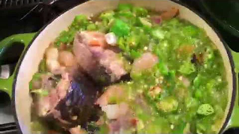 Pepper Soup Okro/ Cameroonian Peppersoup Okro.  Ep #.                       23 June 2018