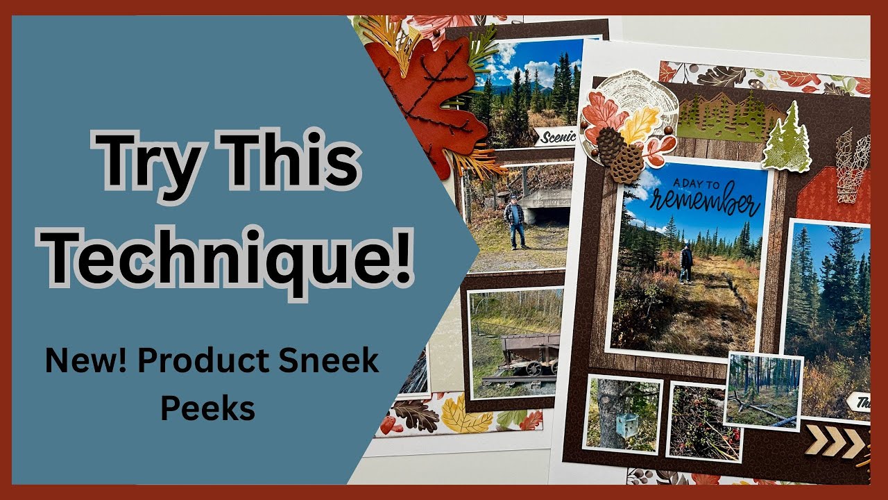 Штамповка на фотографиях?! | Идея для осеннего альбома с Gathering Together DSP от Stampin Up!