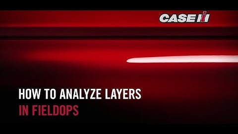 How to Analyze Layers in FieldOps
