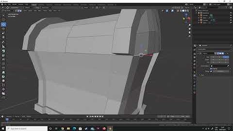 3D stylized treasure chest timelapse in Blender