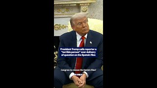 Trump calls reporter a "terrible person" Wealth