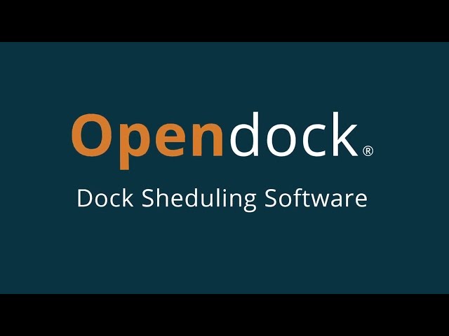 Opendock Demo: December 2020