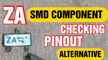 how to check za smd component l ZA smd component checking l what is za smd component l pinout