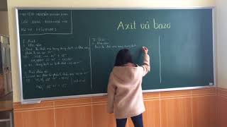Phần thi Viết bảng Rèn luyện NVSP Nguyễn Quỳnh Anh K67A khoa Hóa Học