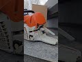 While some people are boiling sap, we're busy breaking chainsaws 😅 #treeremoval #treework #stihl