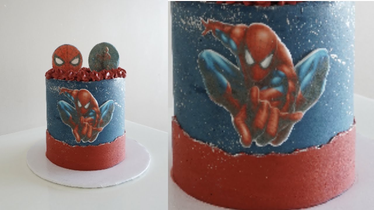 Cake Decoration Spider Man Birthday Cake Design Idea With Buttercream Frosting At Home Shorts Youtube
