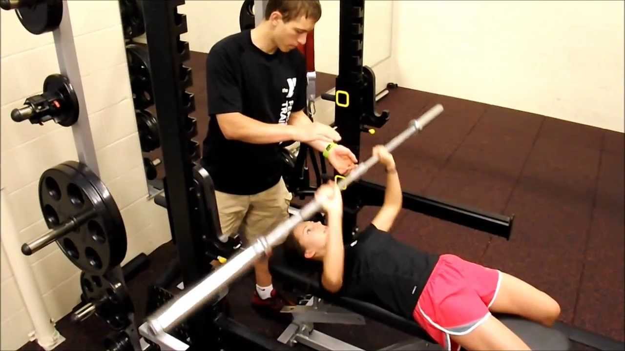 Ymca La Crosse Personal Training Bench Press Assessment Youtube